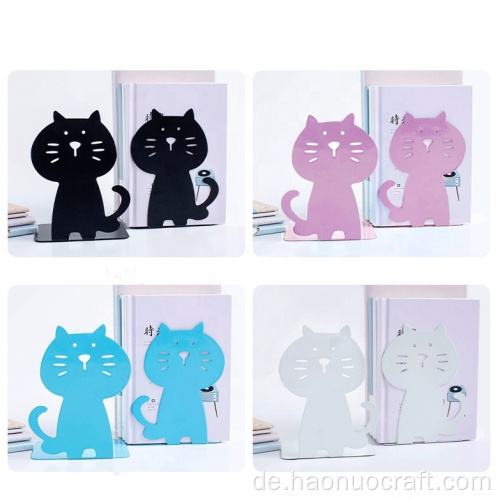 Kreatives Katzen-Studenten-Bücherregal aus Eisen, einfaches Aufbewahrungsbüro